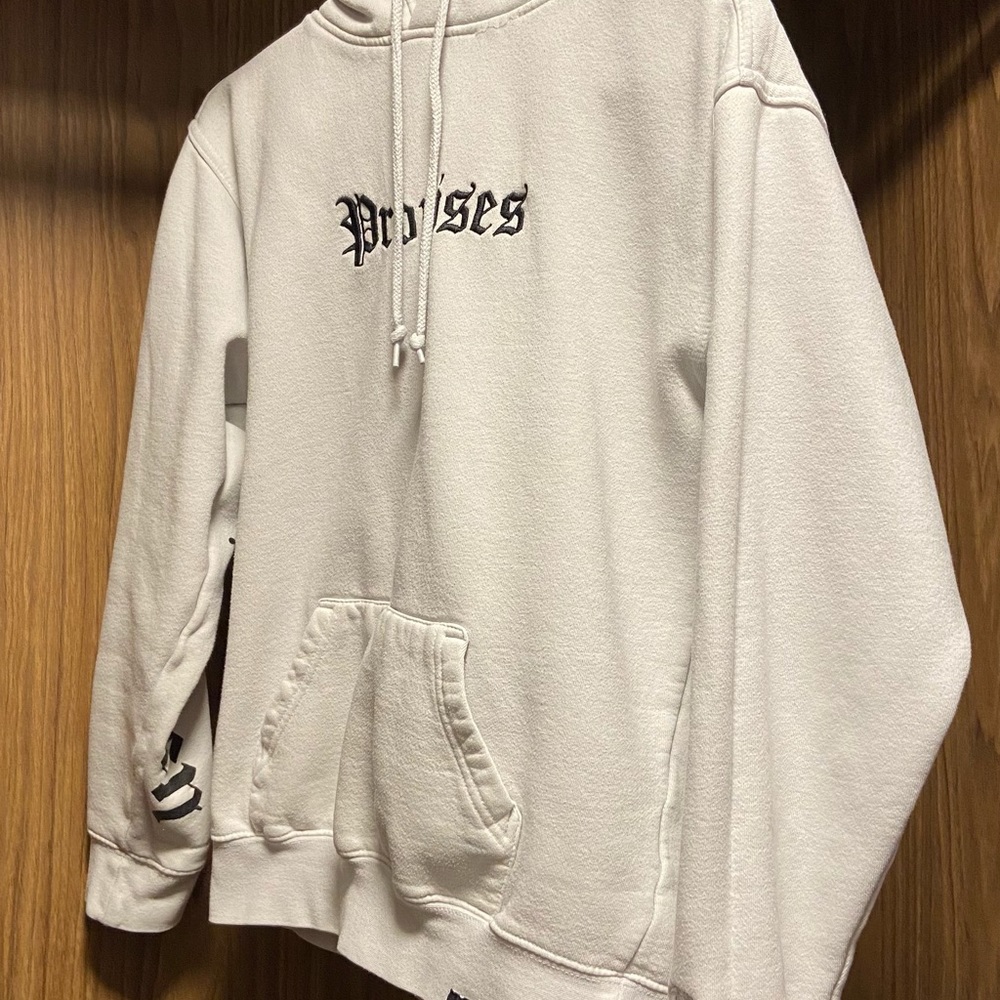 White Broken Promises Hoodie